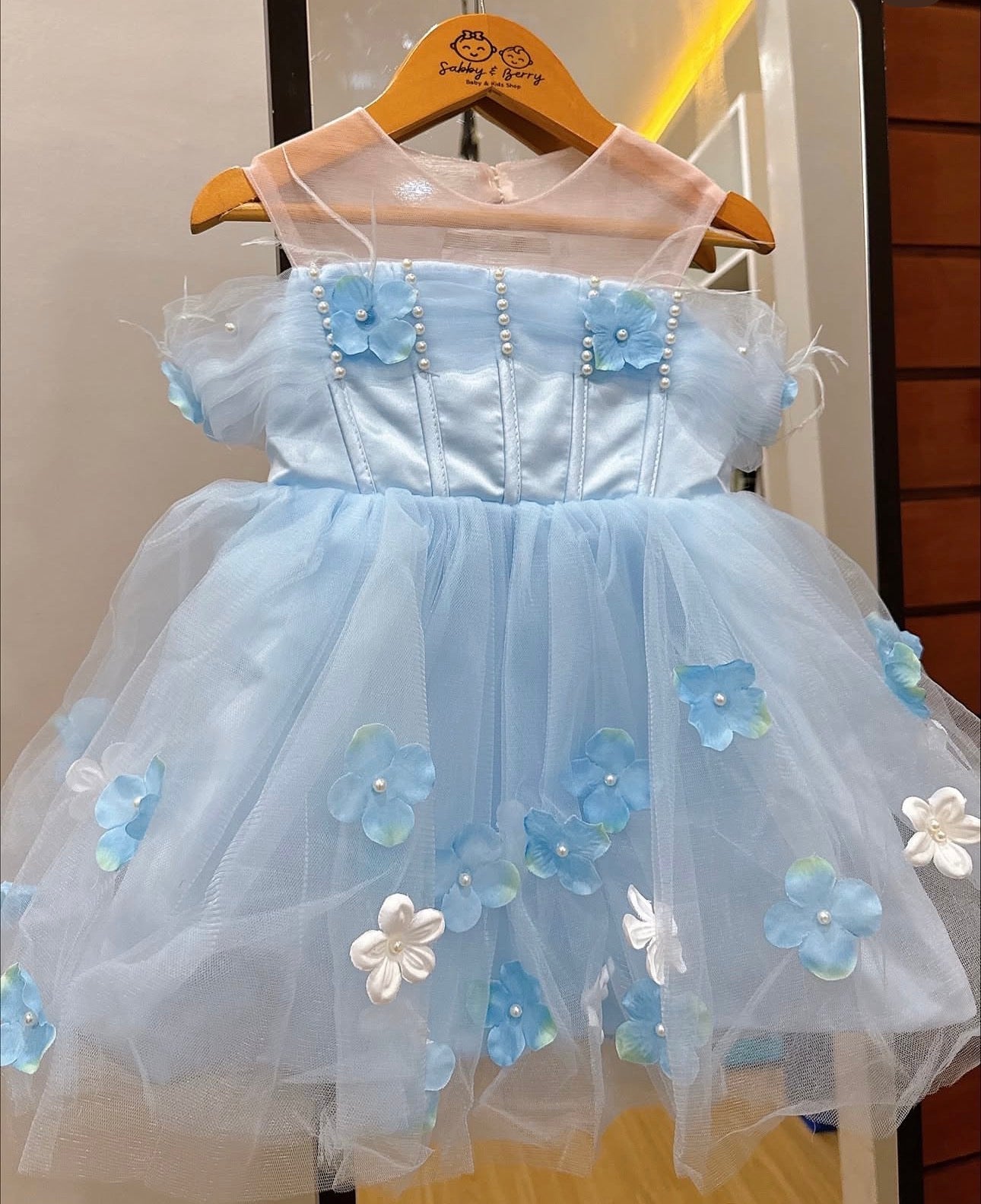 FAIRY LIGHT BLUE DRESS