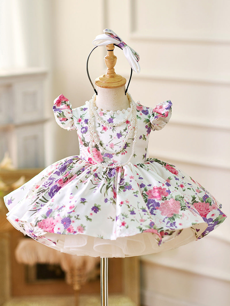Fashion Personalized Girl's Flower Princess Dress