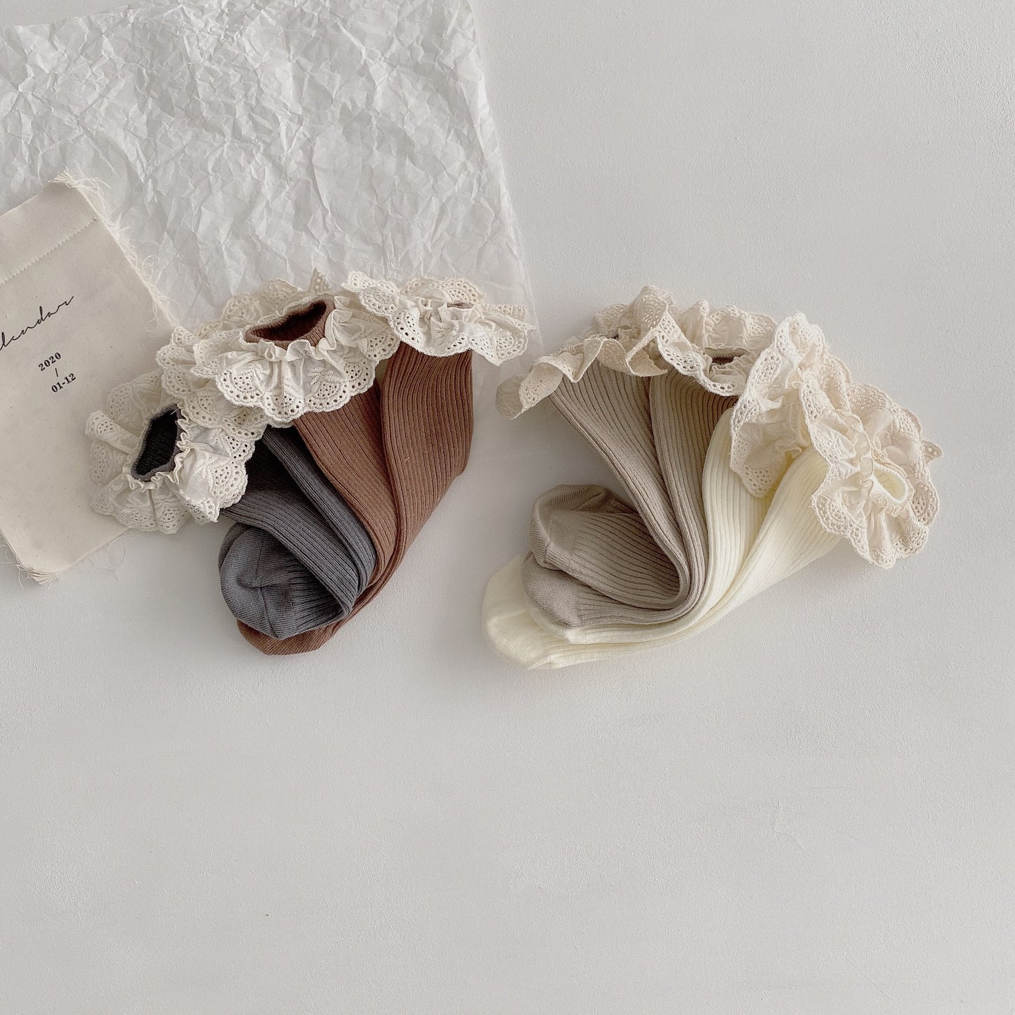 KALLIE SOCKS - 4 PAIRS SET
