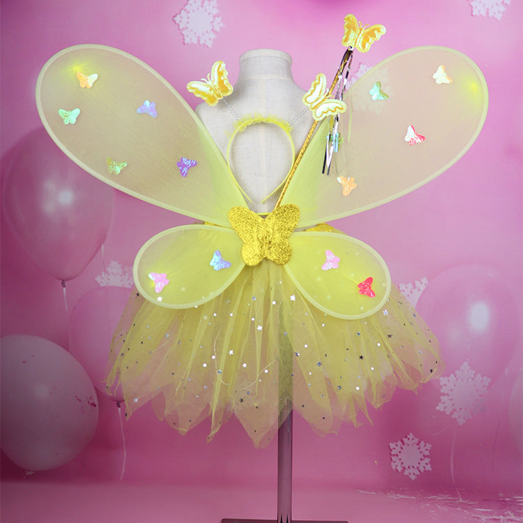Factory Direct Luminous Butterfly Wings Three-Piece Set Luminous Butterfly Wings Four-Piece Set