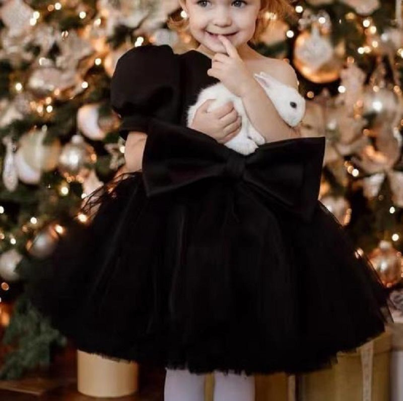 Off-the-shoulder Puff Sleeve Party Dress
