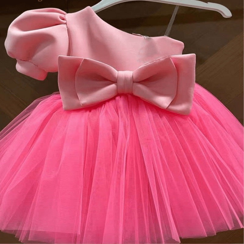 Off-the-shoulder Puff Sleeve Party Dress