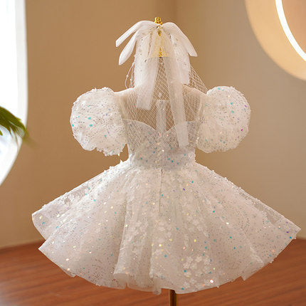 Girls Versatile Casual Fluffy Gauze Princess Skirt