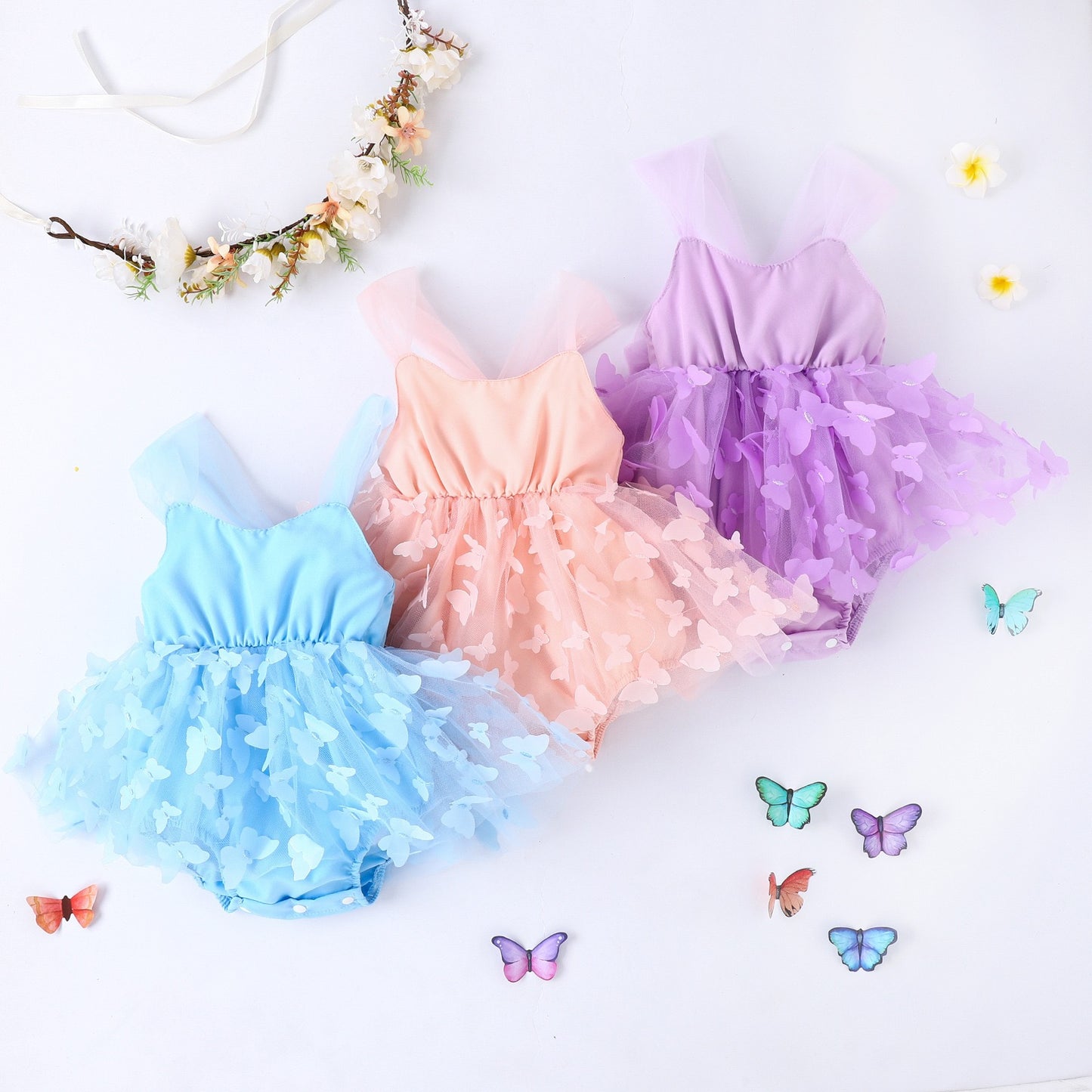 Butterfly Romper Dress