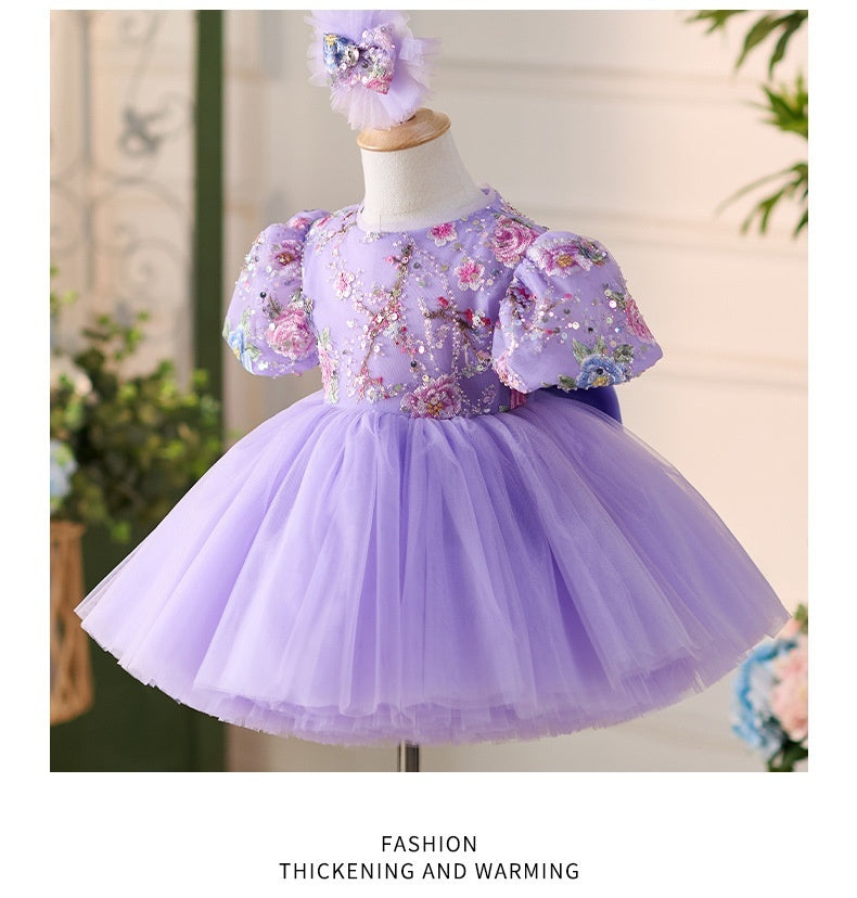 New Dream Purple Mori Style FARCENT Puff Sleeve Tulle Tutu Skirt