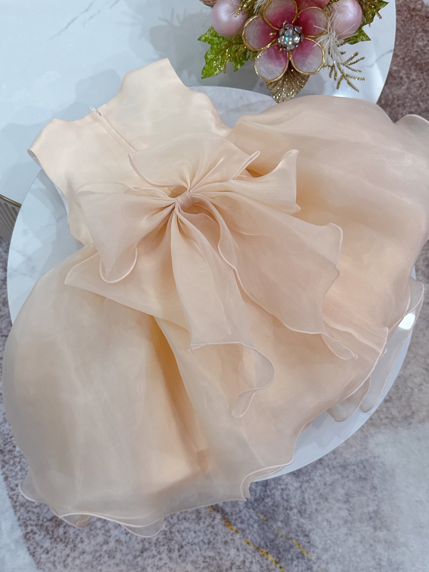 OLIVIA DRESS (Nude Color) - Ready To Ship