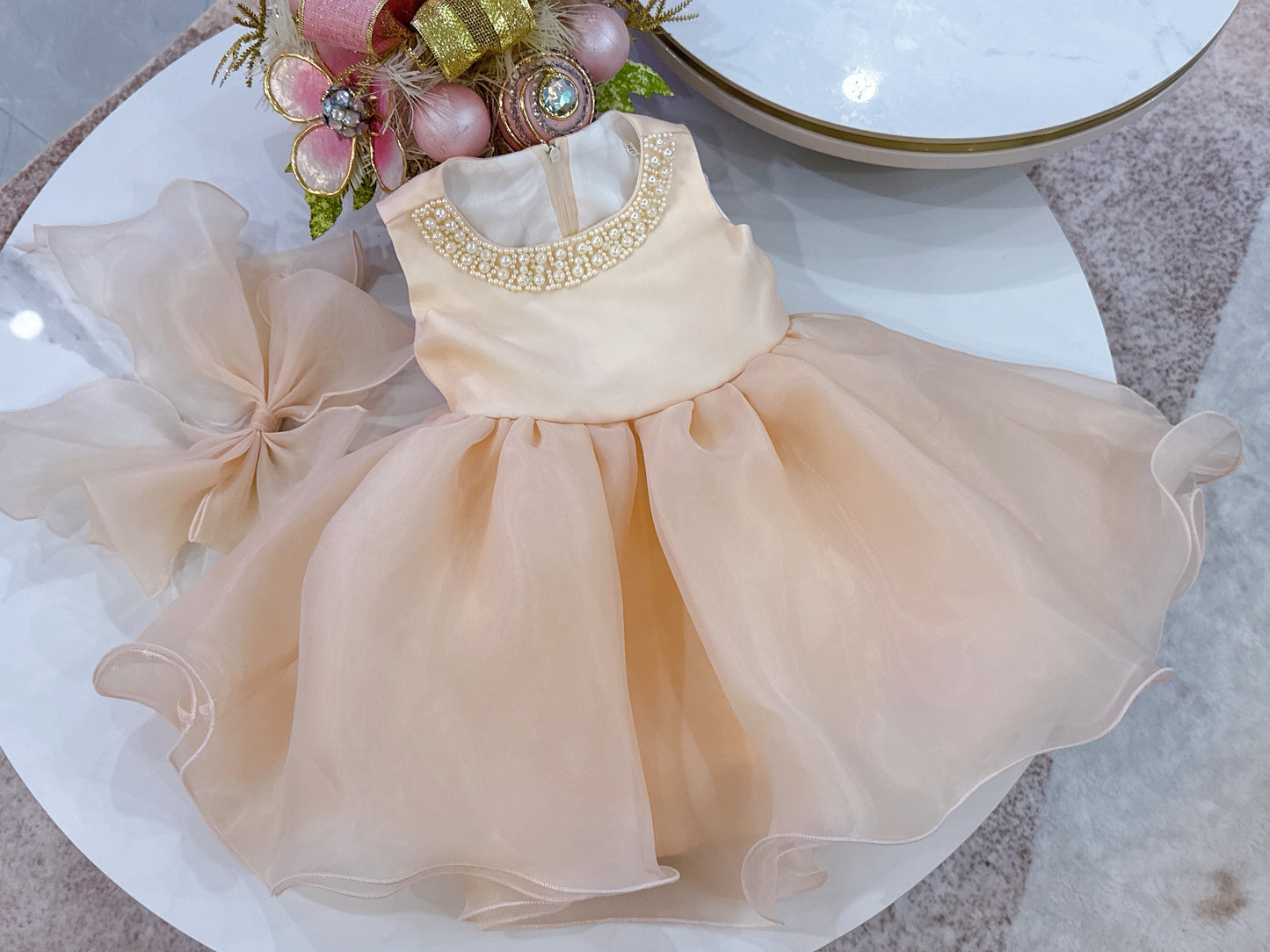 OLIVIA DRESS (Nude Color) - Ready To Ship