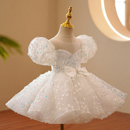 Girls Versatile Casual Fluffy Gauze Princess Skirt