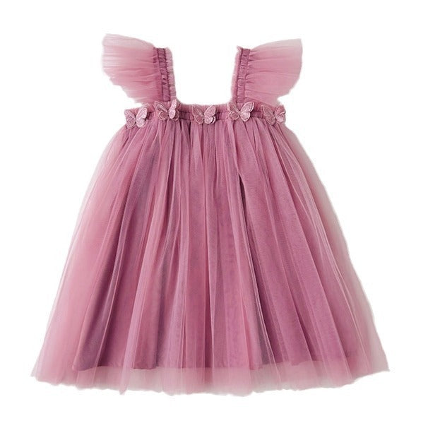 Flounced Sieve Tube Top Main Dress Puffy Birthday