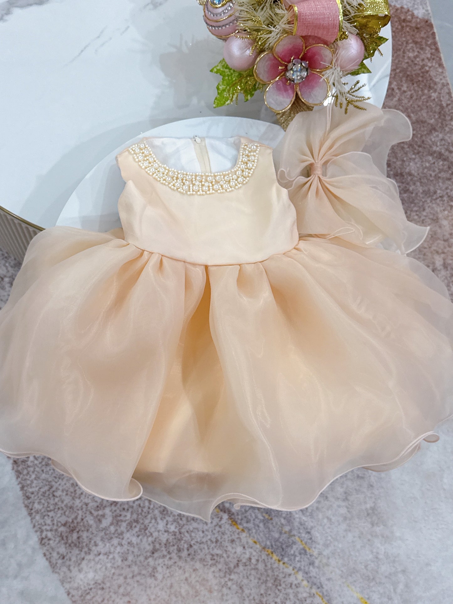 OLIVIA DRESS (Nude Color) - Ready To Ship