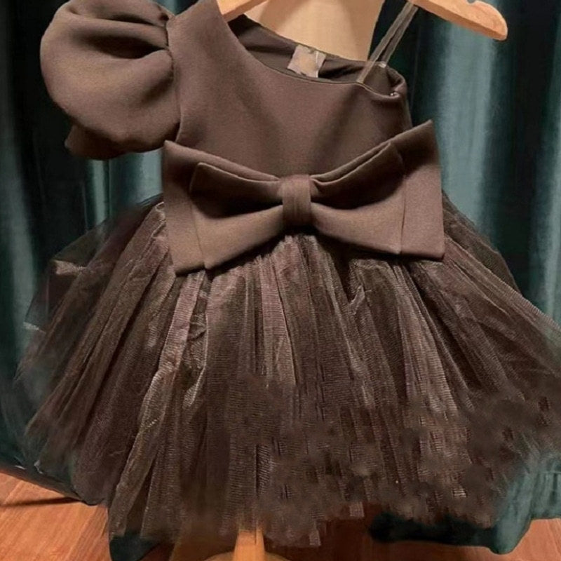 Off-the-shoulder Puff Sleeve Party Dress