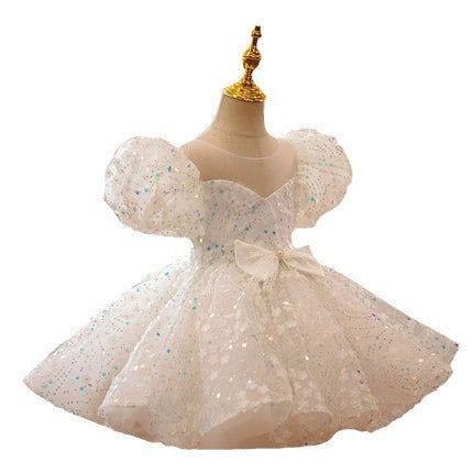 Girls Versatile Casual Fluffy Gauze Princess Skirt