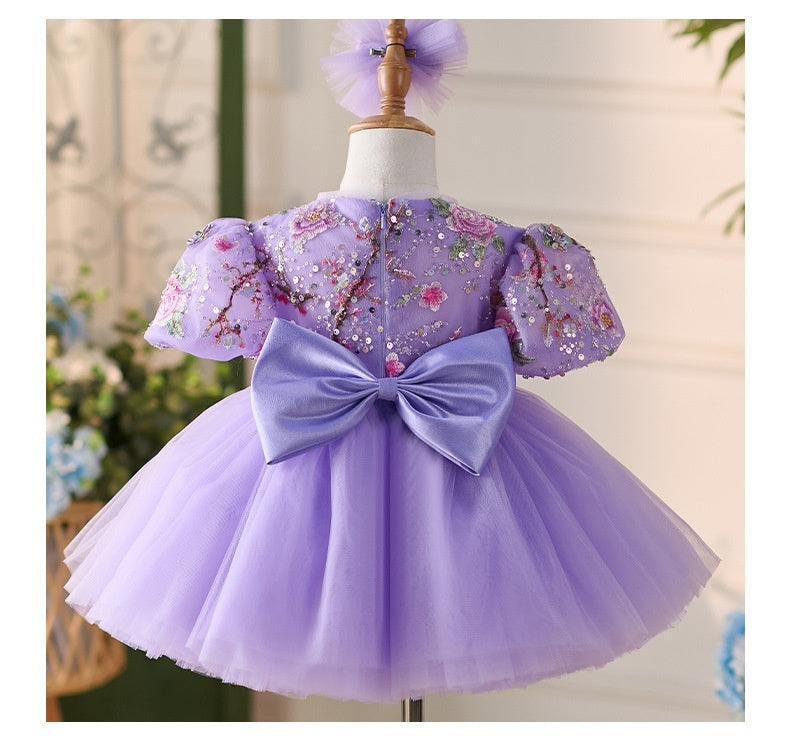 New Dream Purple Mori Style FARCENT Puff Sleeve Tulle Tutu Skirt