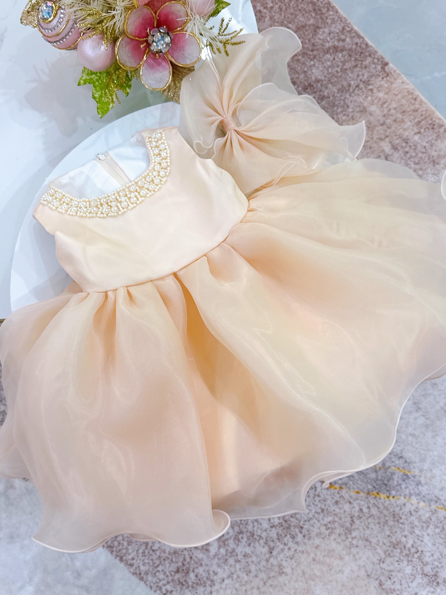 OLIVIA DRESS (Nude Color) - Ready To Ship
