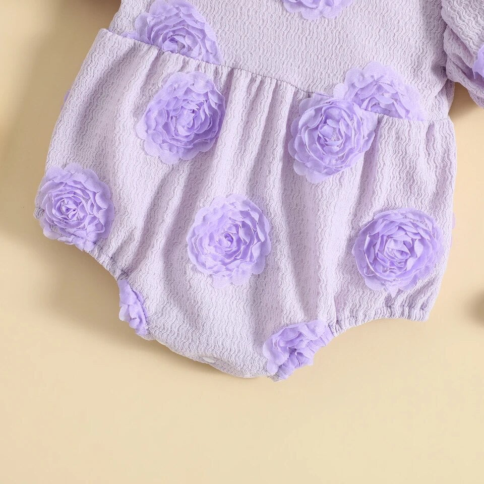 ROSIE ROMPER SET - Purple