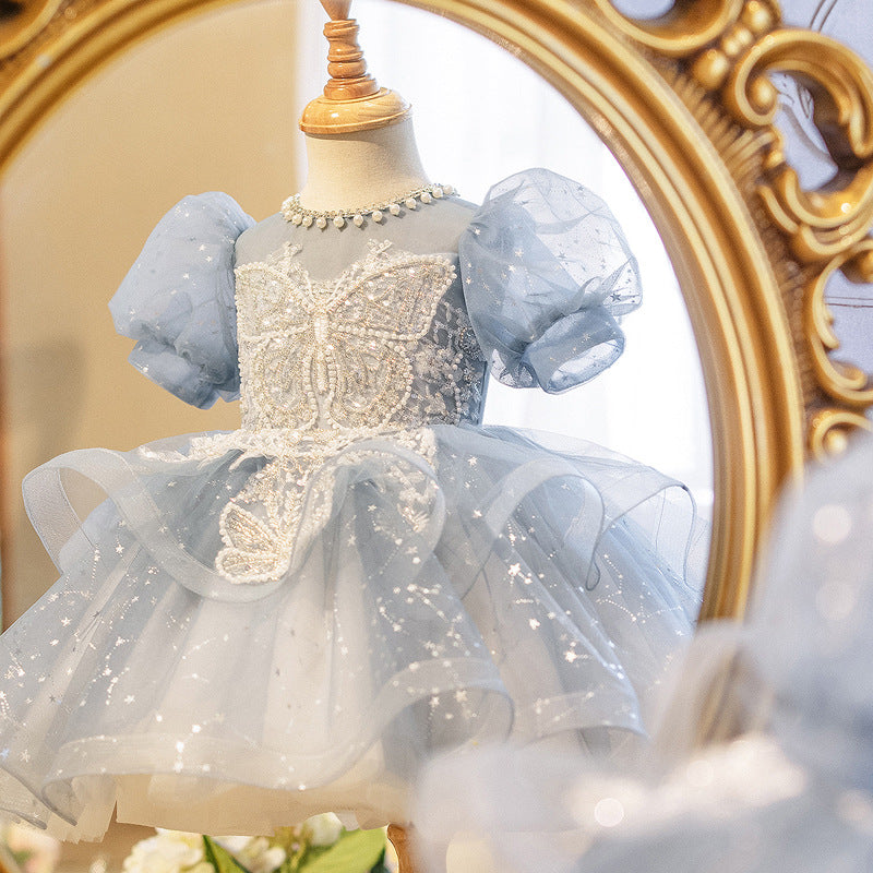 High-end Girl Princess Dress Tulle Tutu Costume