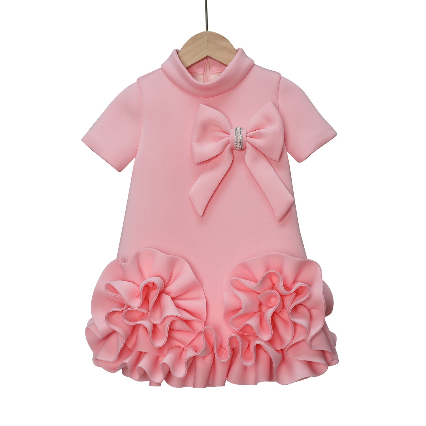 Three-dimensional Flower Girl Fashion Show Dress