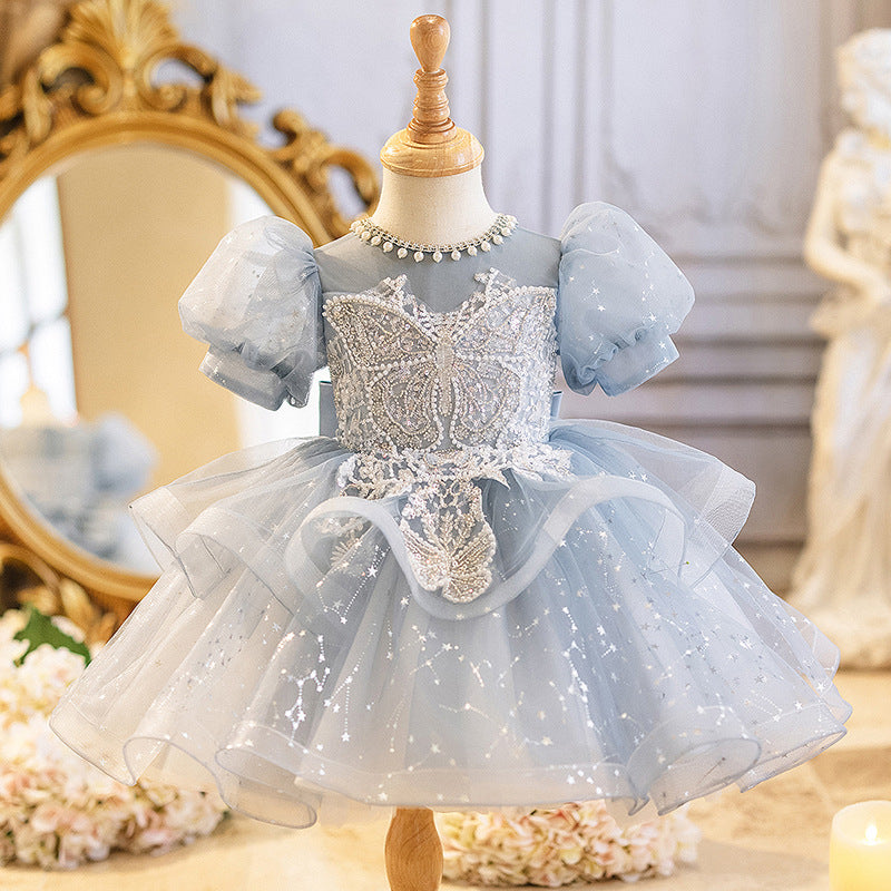 High-end Girl Princess Dress Tulle Tutu Costume