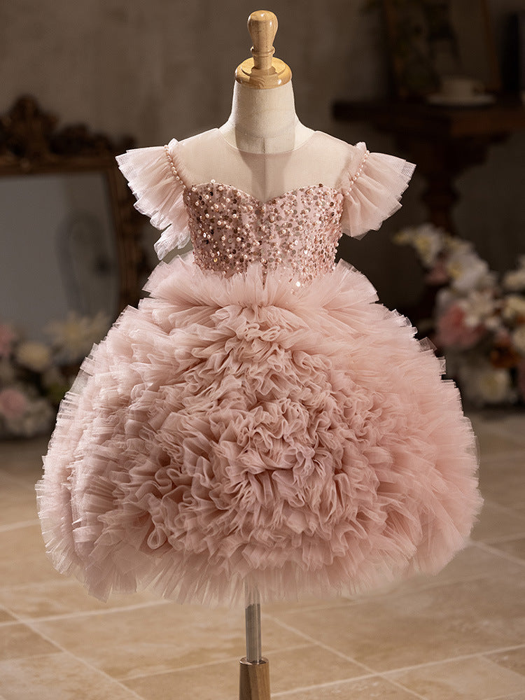 New Host Pettiskirt Birthday Costume For Piano Performance