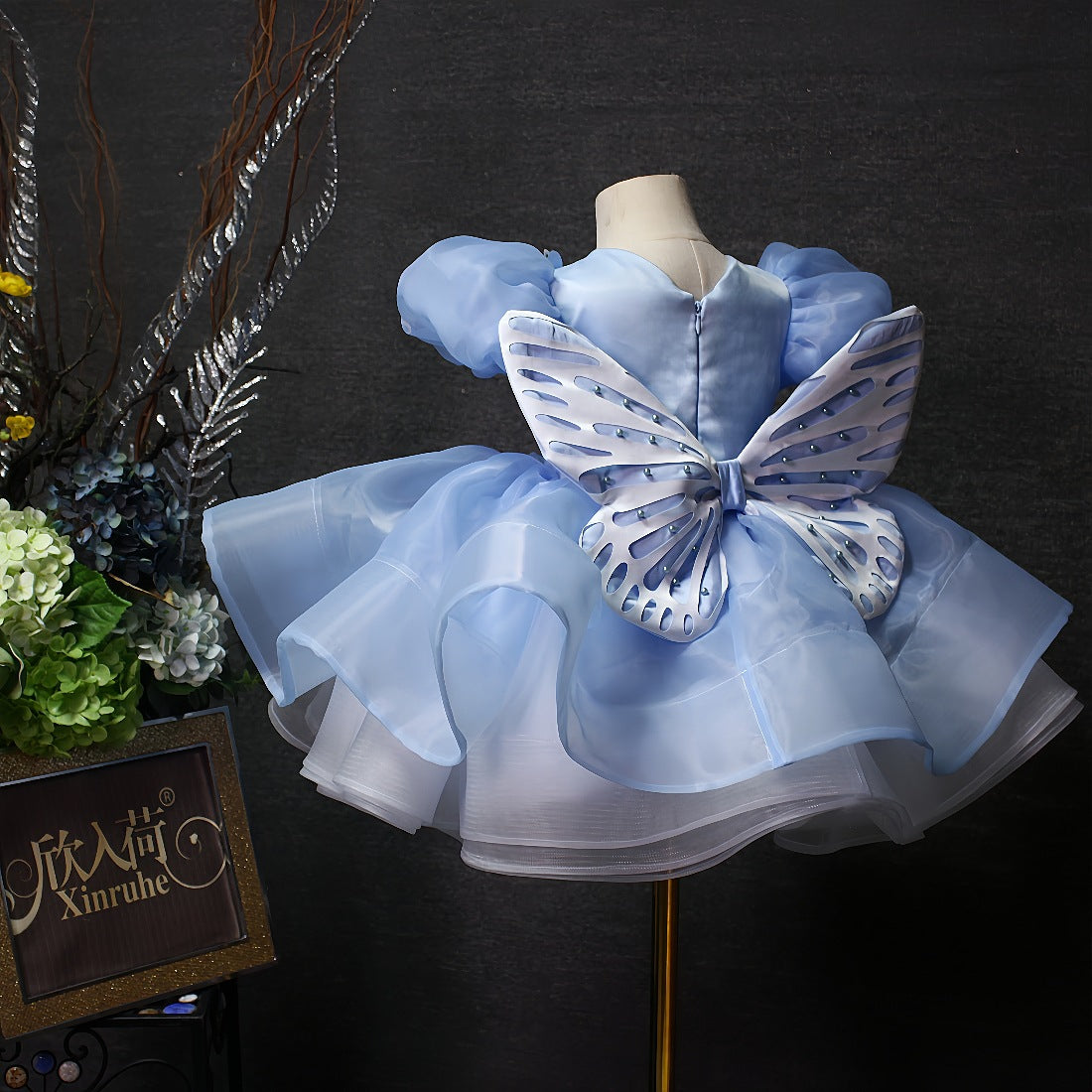 VENISHA DRESS - Blue