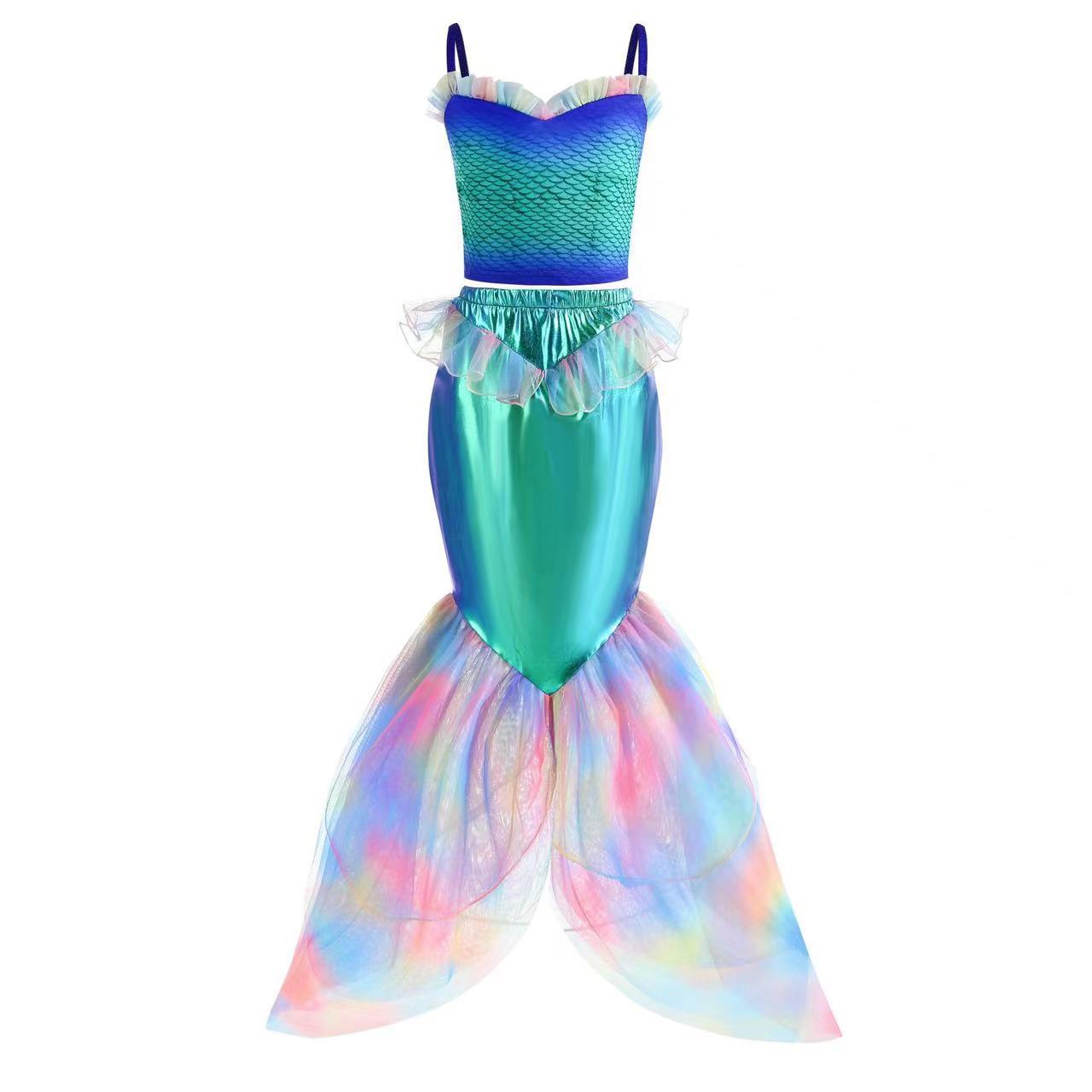 European And American Style Children's Clothing Mermaid Princess Dress