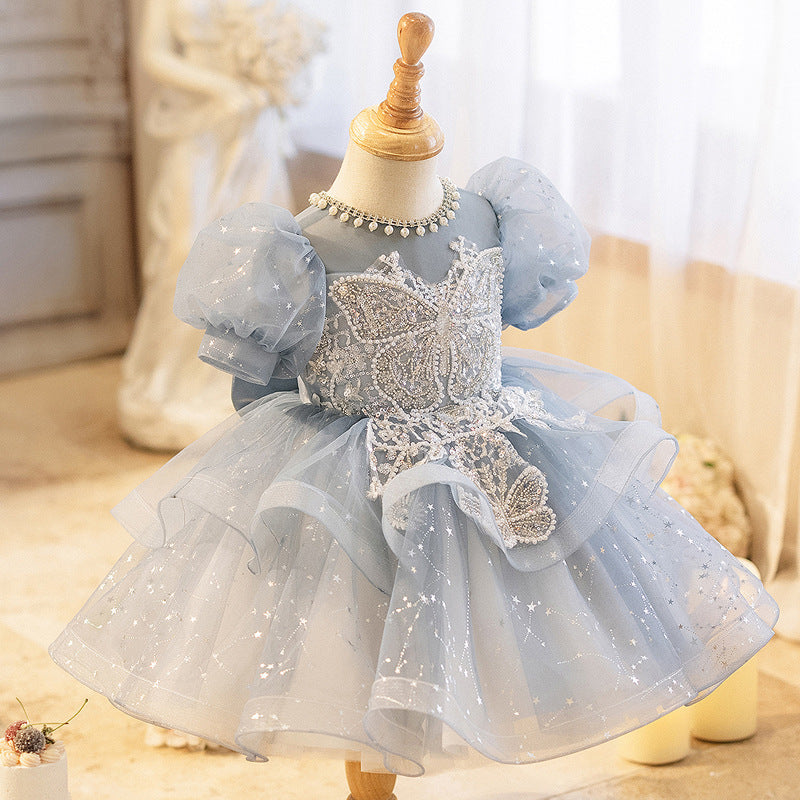 High-end Girl Princess Dress Tulle Tutu Costume