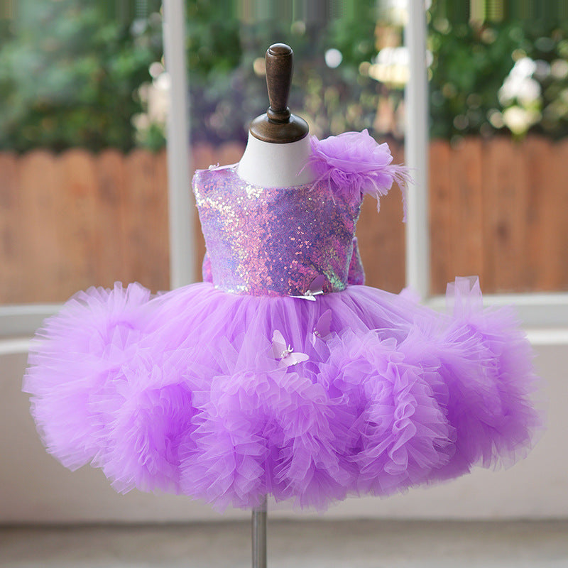 Spring Colorful Sequined Girl's Small Host