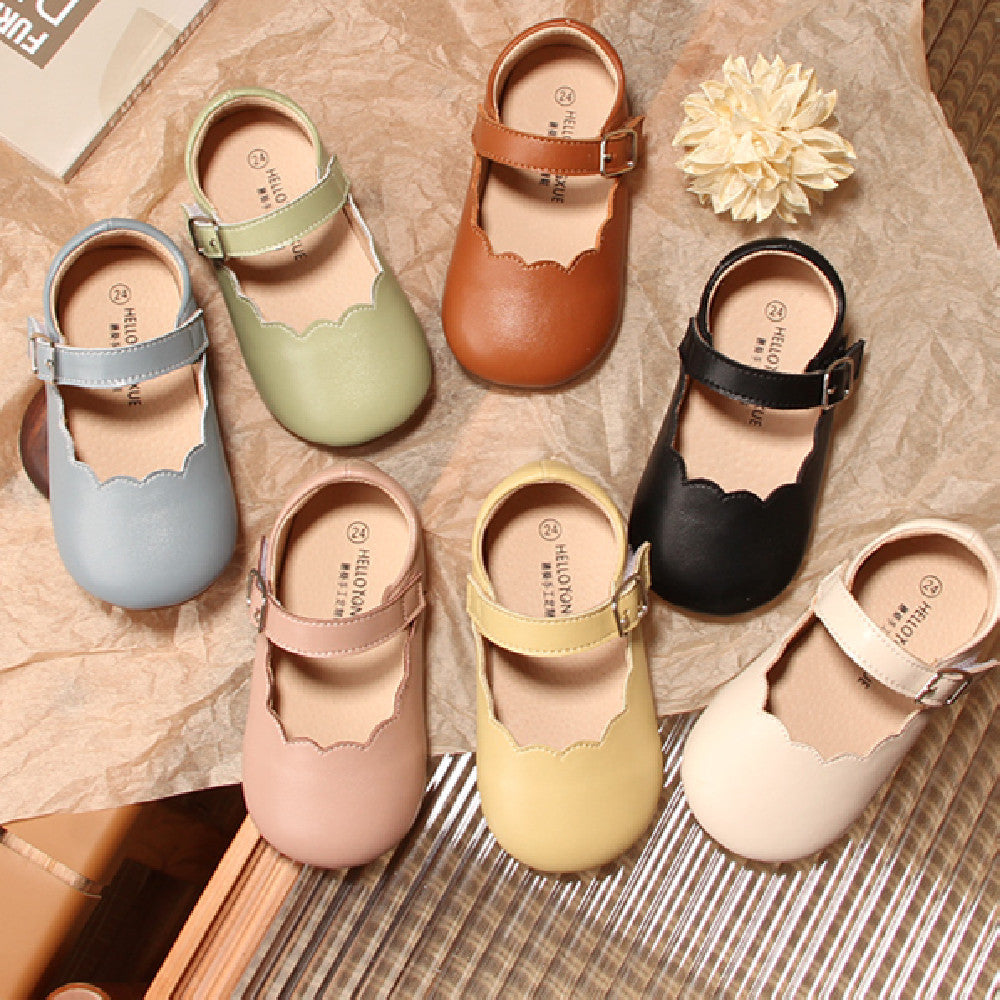 Mary Jane Single Retro Children's Grandmother Shoes
