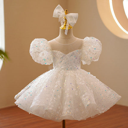 Girls Versatile Casual Fluffy Gauze Princess Skirt