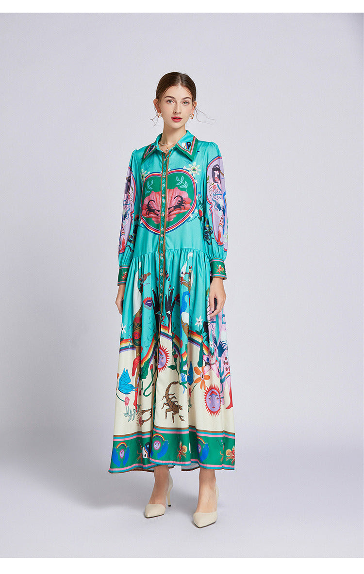 Women's High-end Affordable Luxury Temperament Cinched Waist Slim-fit Dress