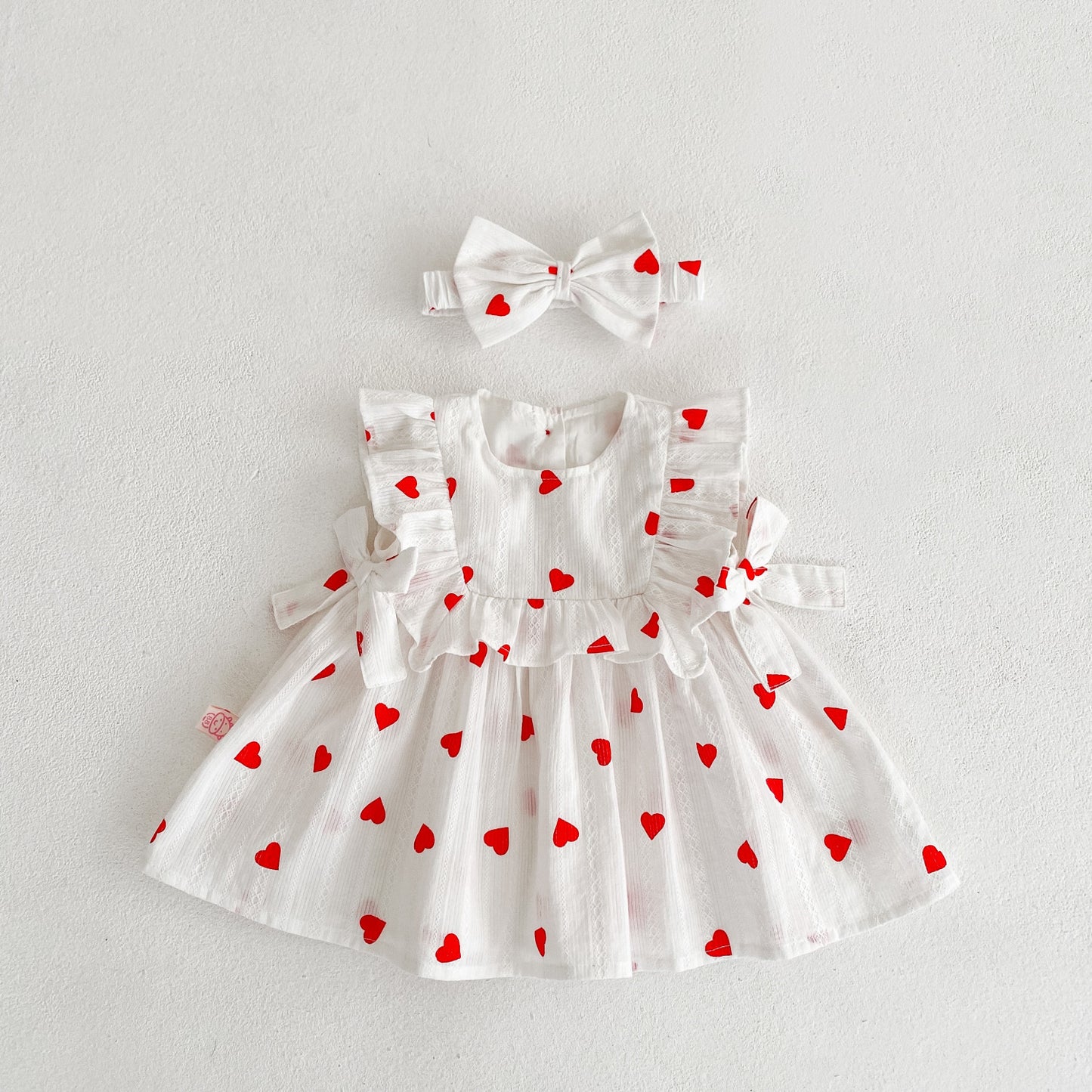 Romper Romper Baby Girl South Korea Love Onesie