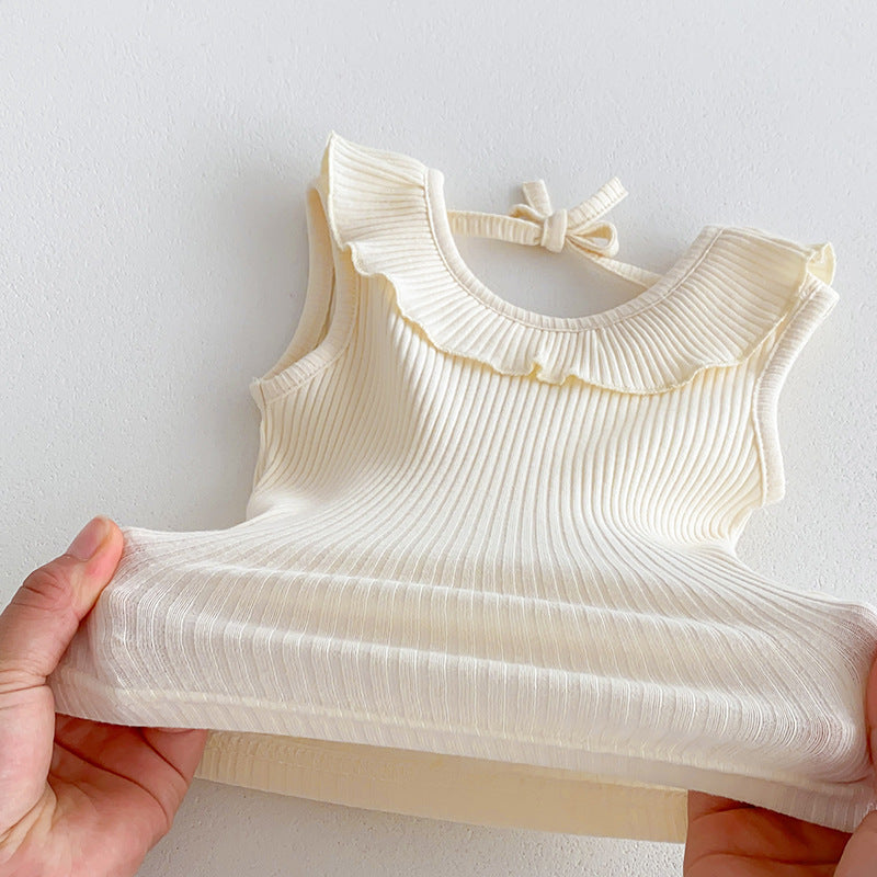 Casual Girl Double Layer Bud-waisted Shorts