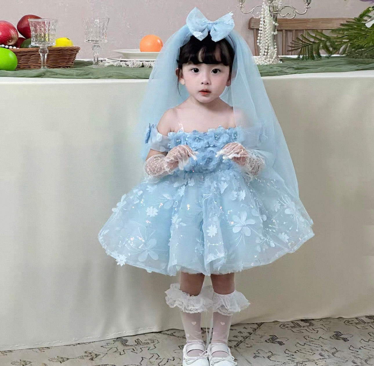 FRANCES DRESS (With Veil)