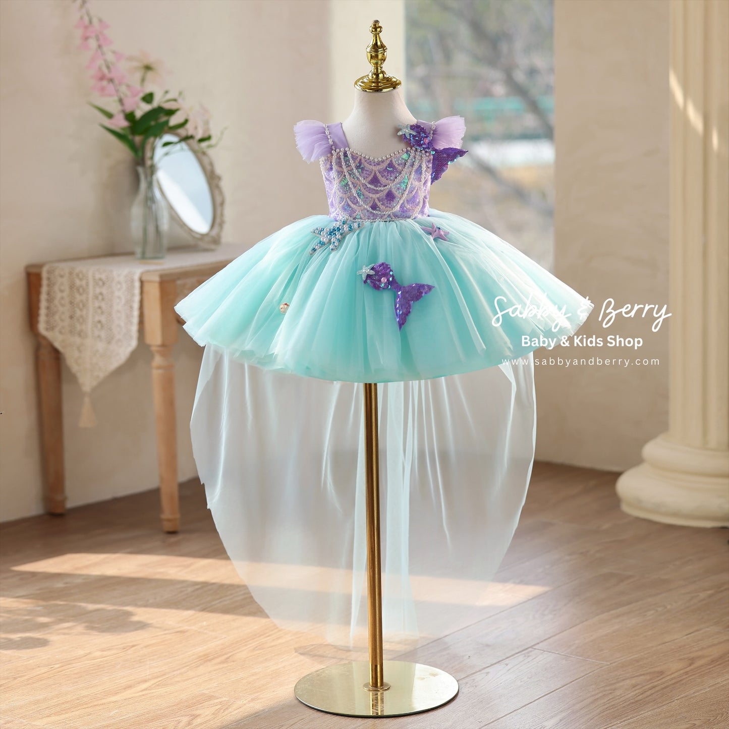 ARIEL INSPIRED DRESS - Ready To Ship