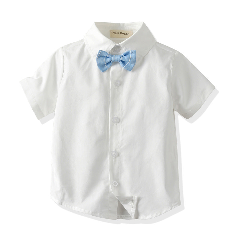 Short Sleeve Shirt Vest Shorts Fashion