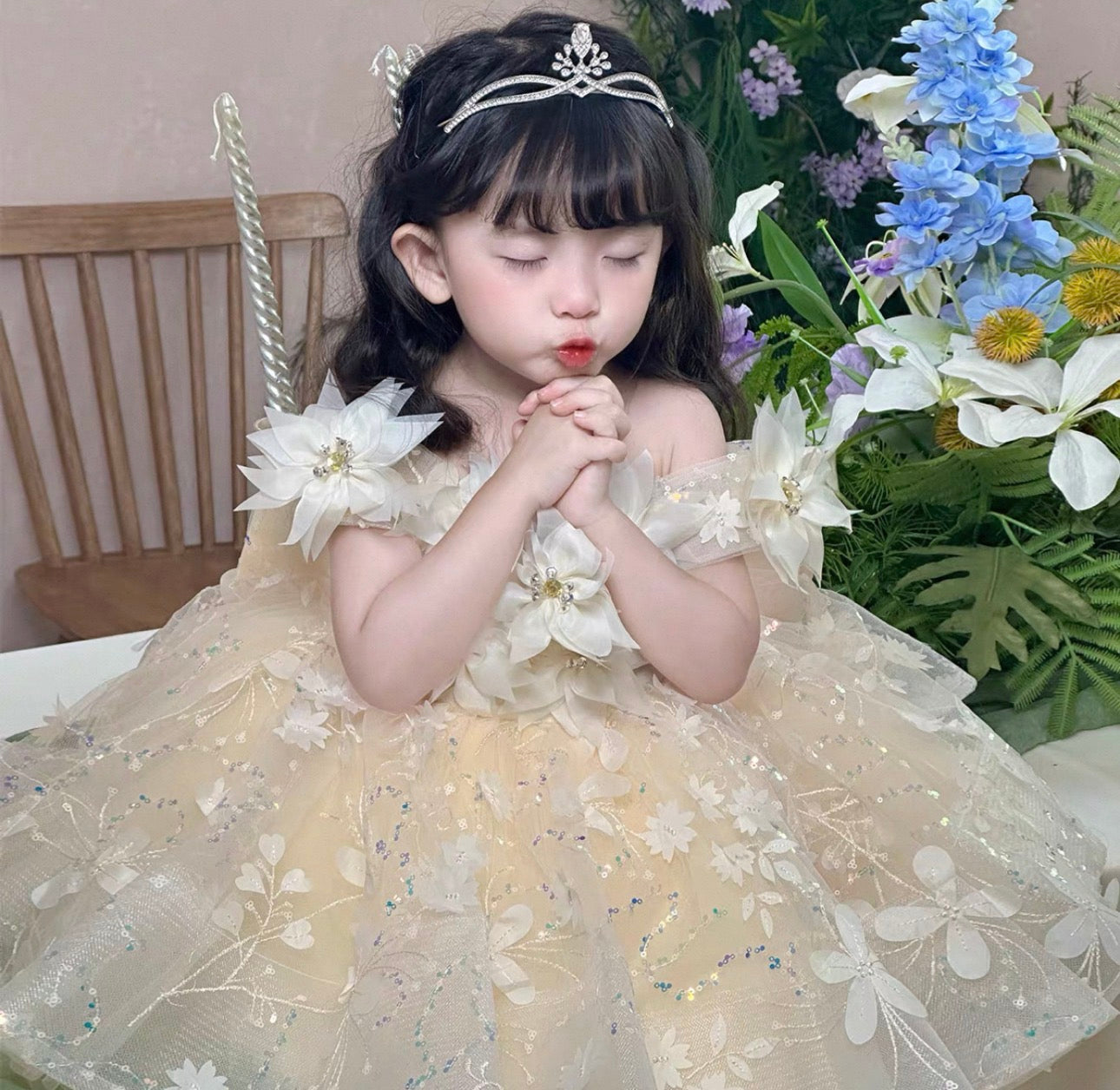 BRIELLA DRESS (With Veil)