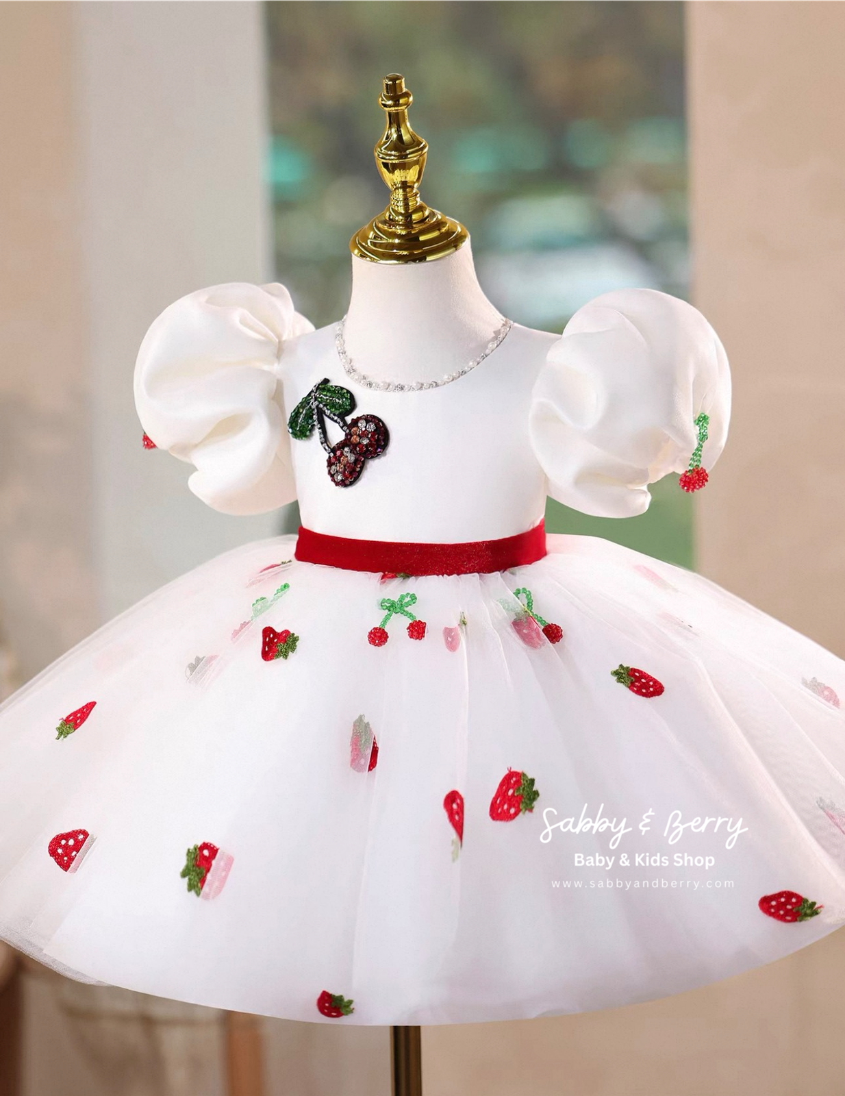 BERRY CHERRY DRESS