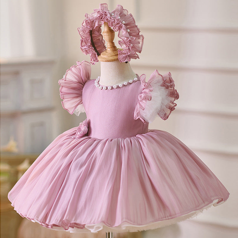 ADDISON DRESS - Bean Pink - Ready To Ship