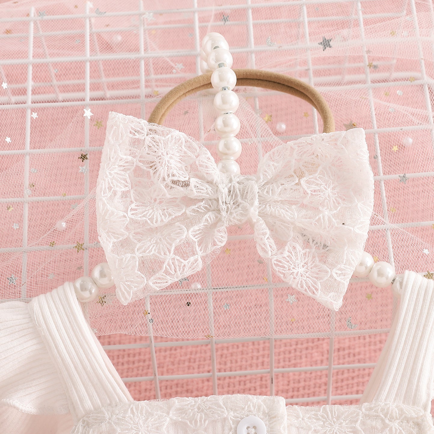 Clothes Sweet Lace Flying Sleeve Triangle Jumpsuit