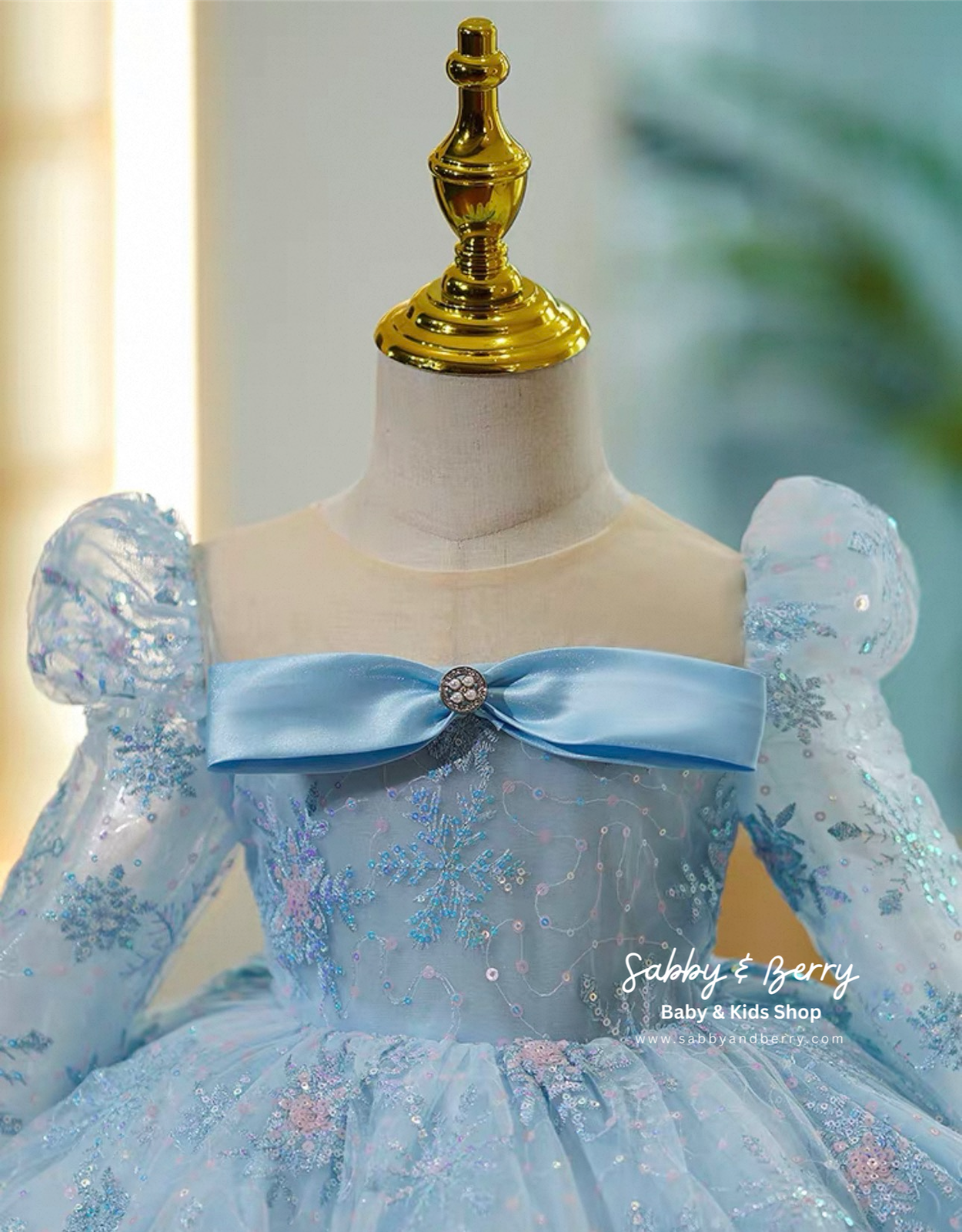 FROZEN INSPIRED DRESS