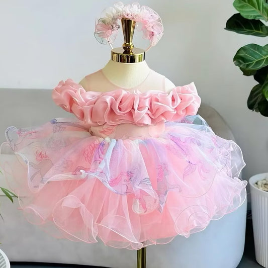 ROSÉ DREAM UNICORN DRESS
