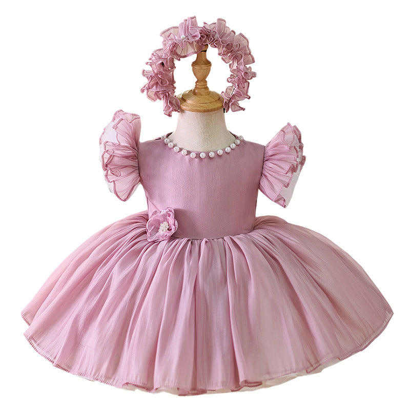 ADDISON DRESS - Bean Pink - Ready To Ship