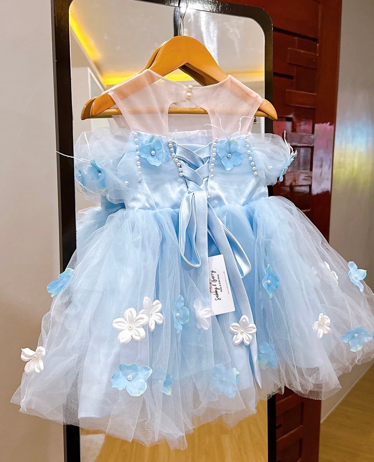FAIRY LIGHT BLUE DRESS