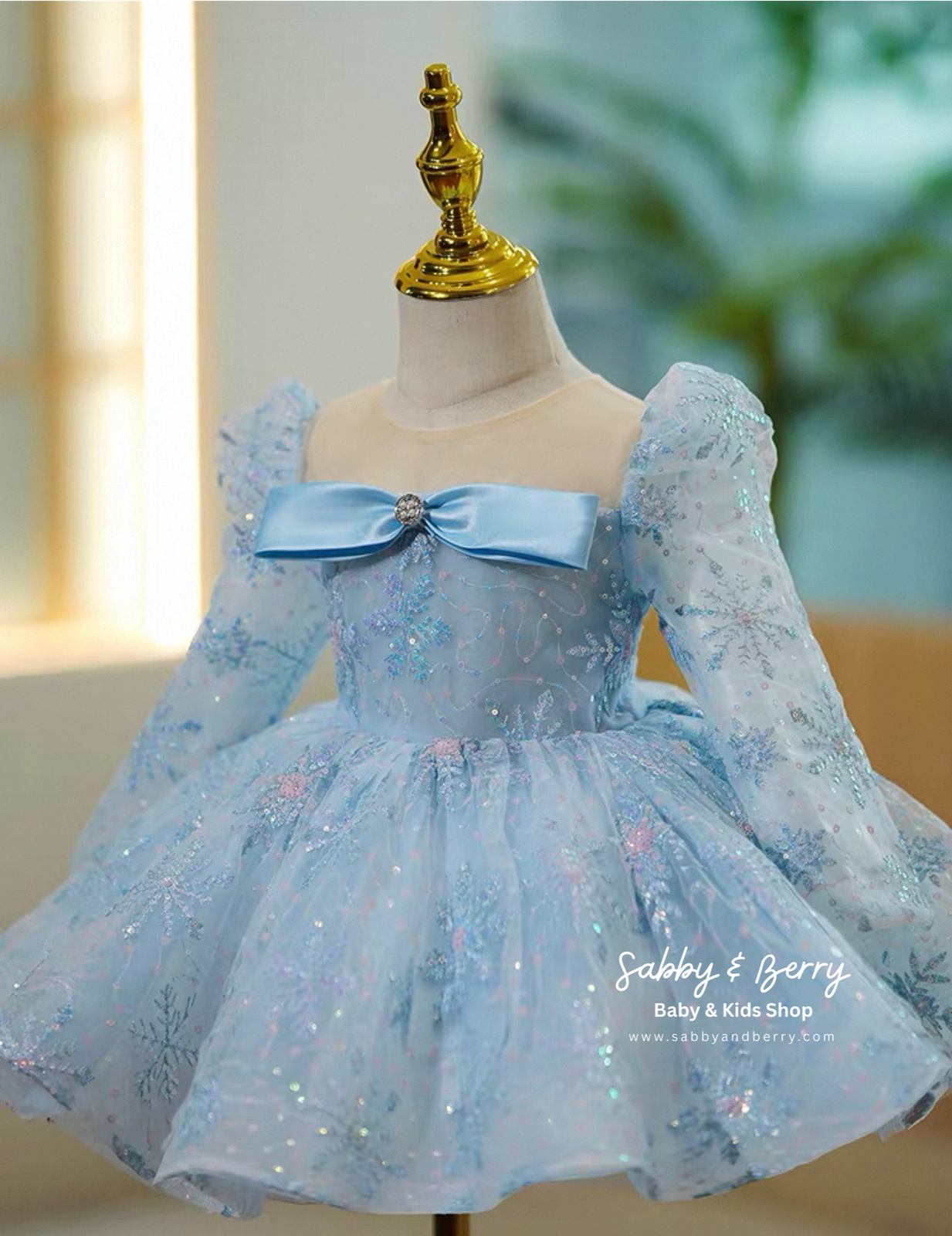 FROZEN INSPIRED DRESS