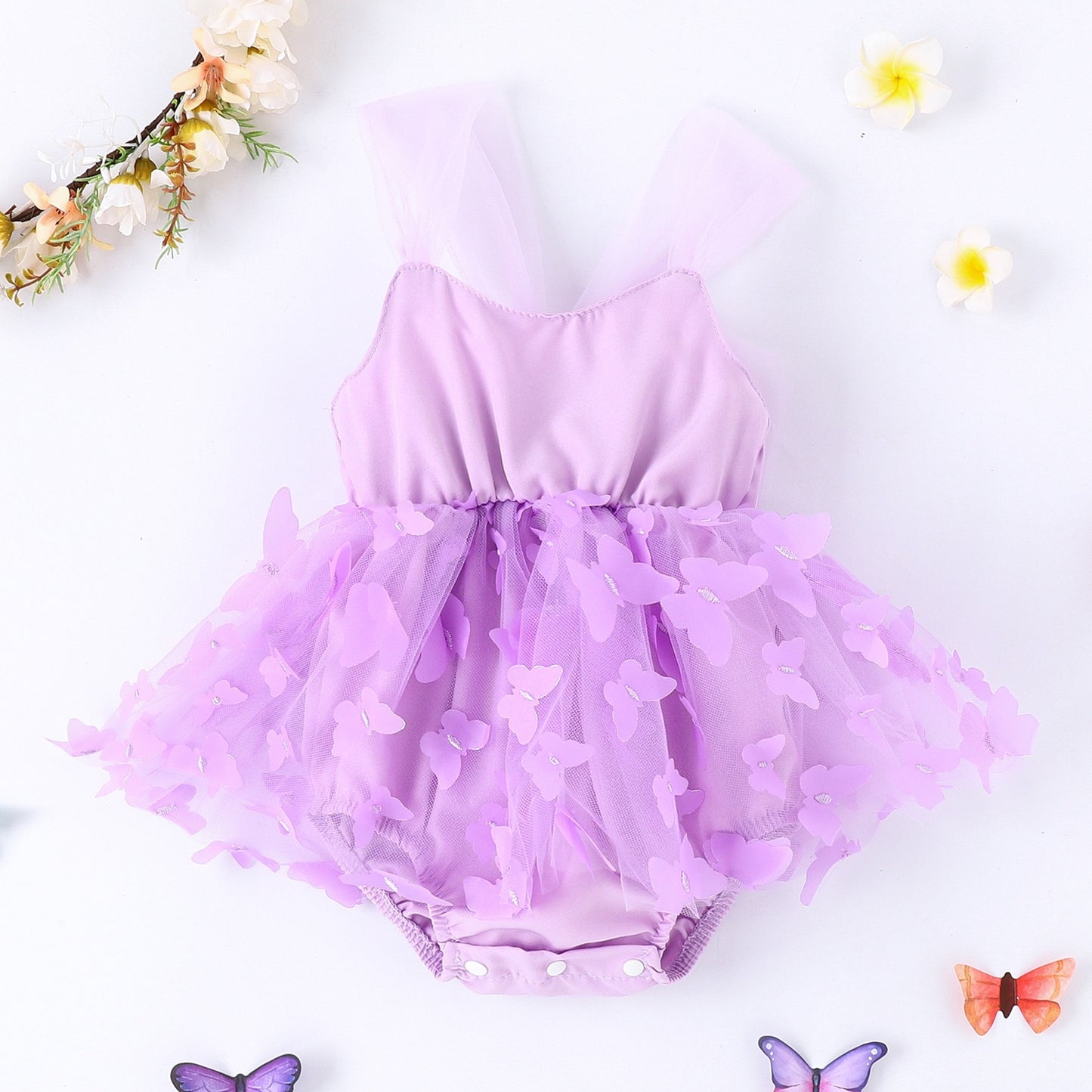 Butterfly Romper Dress