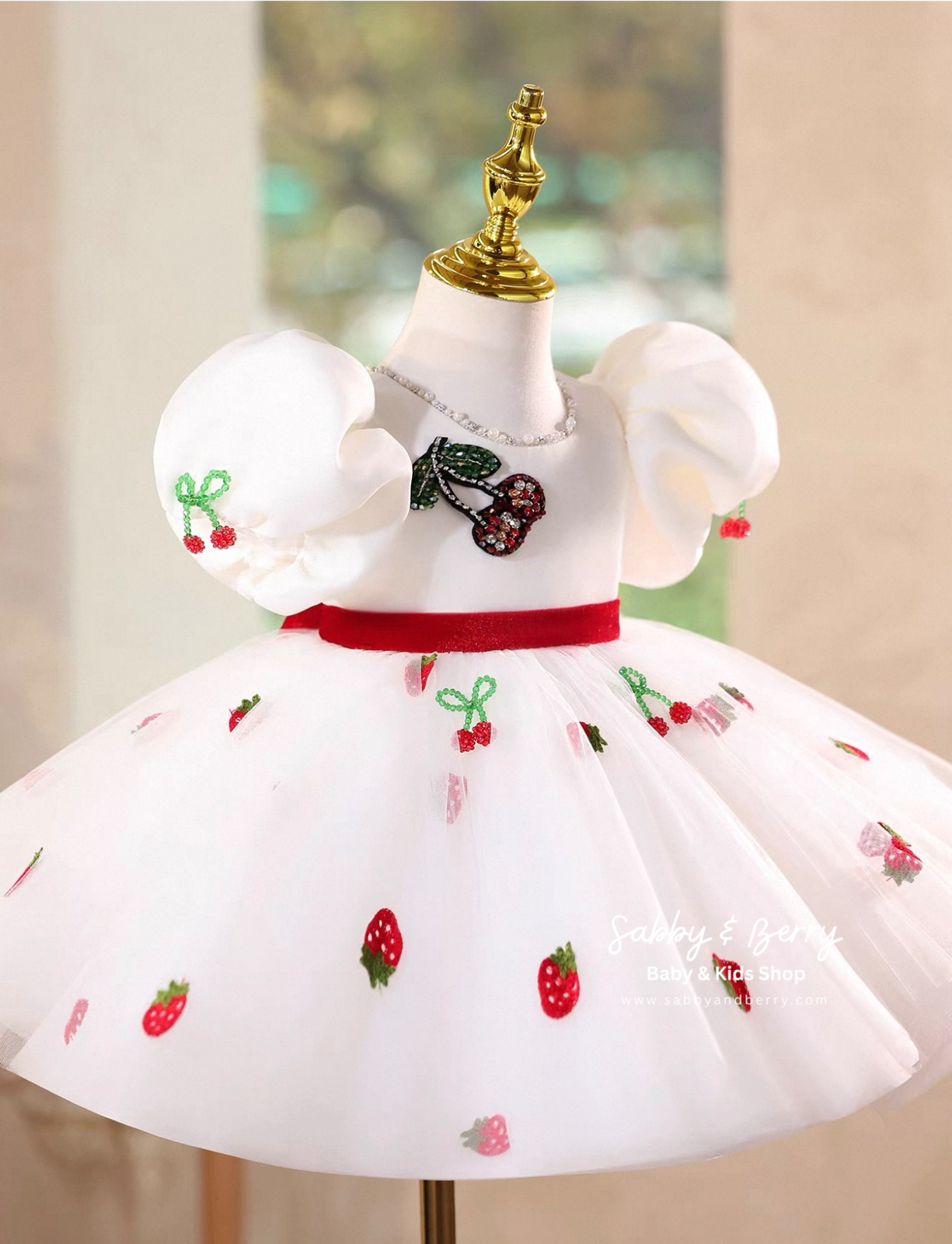 BERRY CHERRY DRESS