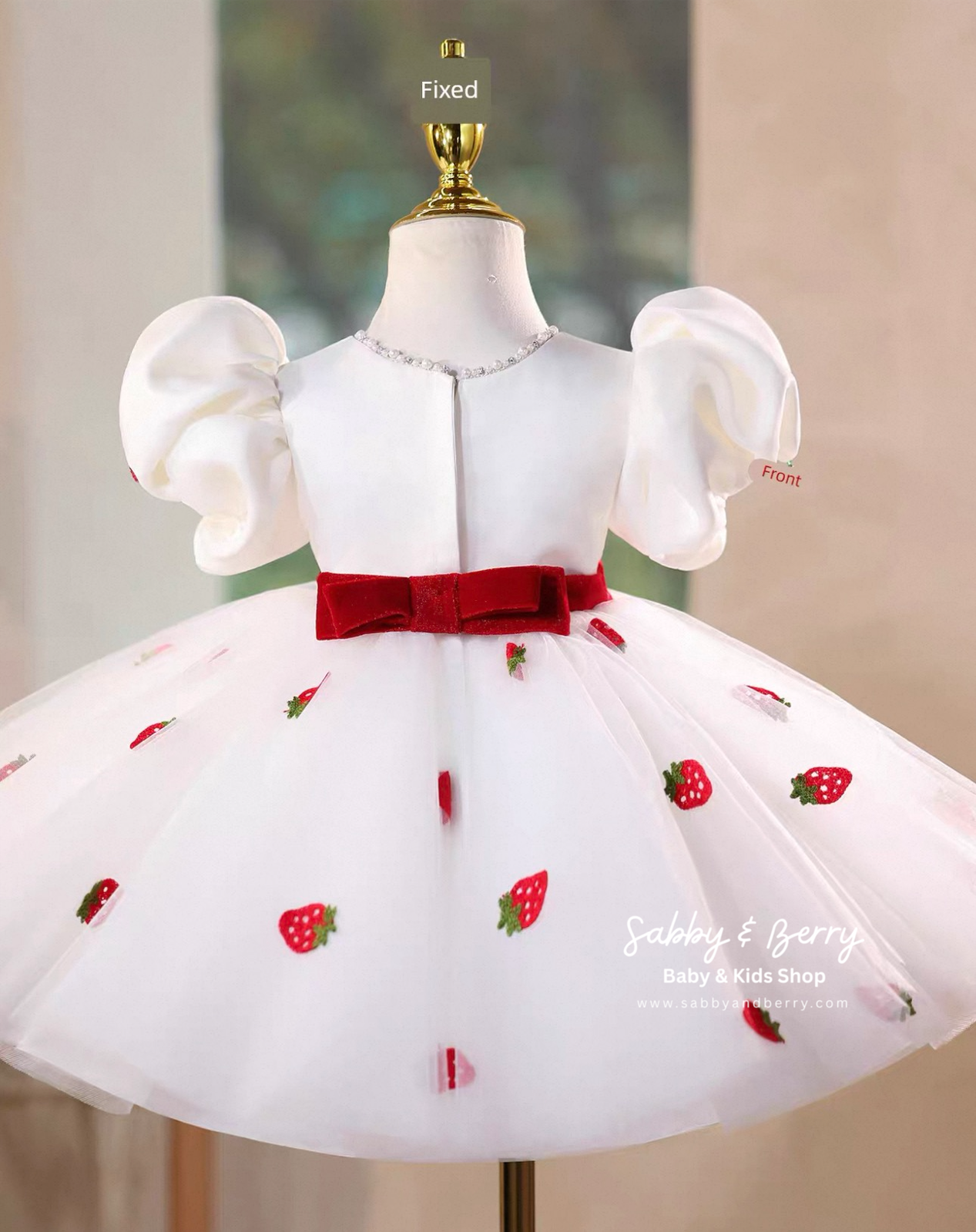 BERRY CHERRY DRESS