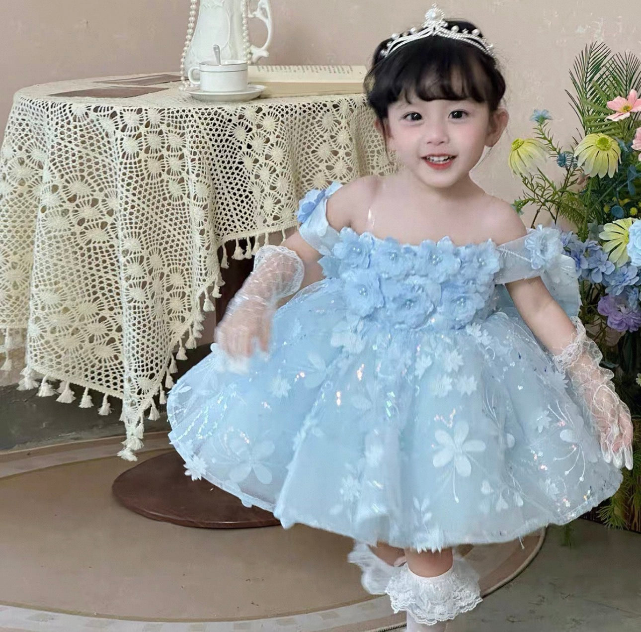 FRANCES DRESS (With Veil)