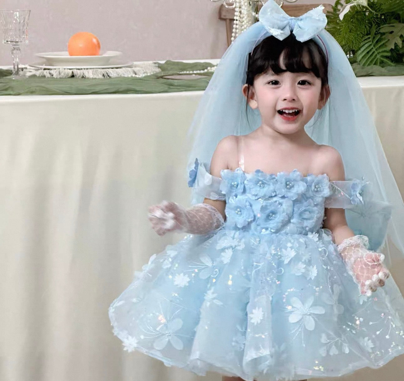 FRANCES DRESS (With Veil)