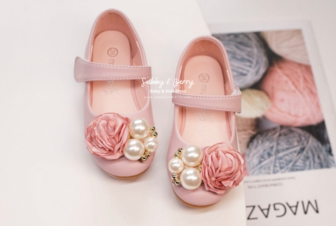 PIA ROSE & PEARL MARY JANE SHOES